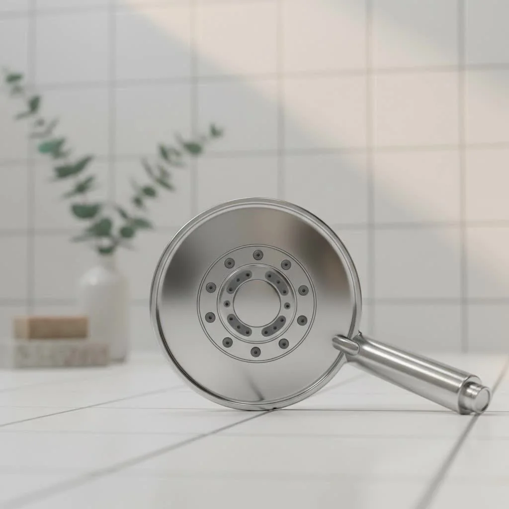 Assortment of modern shower heads available at Costco